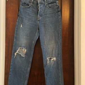 Old Navy Relaxed Fit Distressed Denim Jeans